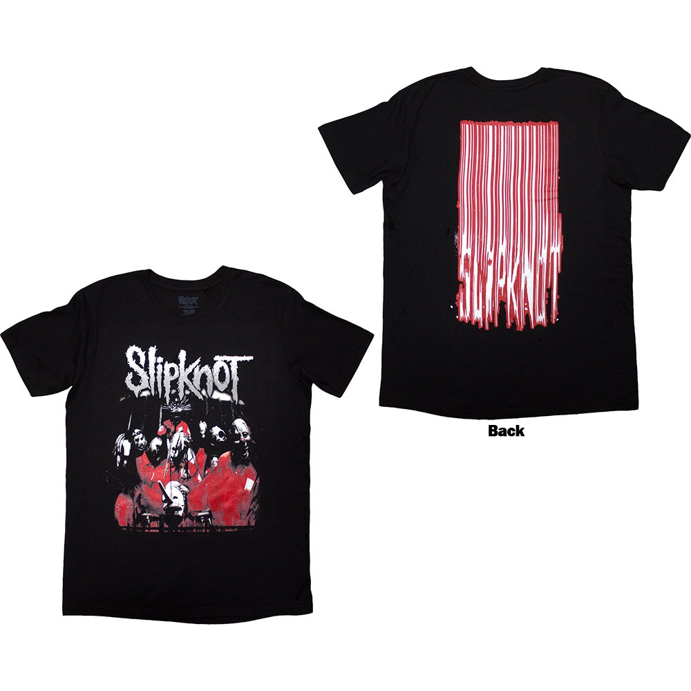 Slipknot - Stretched Barcode Heren Tshirt - Zwart